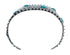 Turquoise Genuine Sterling Silver Southwest Cuff Bracelet FX27239