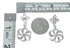 Sterling Silver Turquoise Flower Post Dangle Earrings X10160