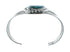 Genuine Turquoise Sterling Silver Navajo Cuff Bracelet TX10104