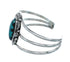 Genuine Navajo Turquoise Sterling Silver Cuff Bracelet TX10106