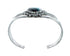 Genuine Navajo Turquoise Sterling Silver Cuff Bracelet TX10106