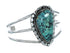 Genuine Navajo Turquoise Sterling Silver Cuff Bracelet TX10107