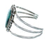 Native American Turquoise Sterling Silver Navajo Cuff Bracelet TX10112