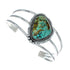 Genuine Native American Turquoise Sterling Silver Navajo Cuff Bracelet TX10114