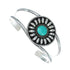 Sterling Silver Navajo Turquoise Cuff Bracelet TX10117
