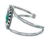Sterling Silver Navajo Turquoise Cuff Bracelet TX10117
