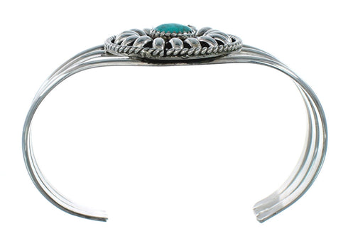 Sterling Silver Navajo Turquoise Cuff Bracelet TX10118
