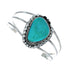 Authentic Navajo Sterling Silver Turquoise Cuff Bracelet TX10120
