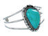 Authentic Navajo Sterling Silver Turquoise Cuff Bracelet TX10120