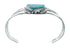Authentic Navajo Sterling Silver Turquoise Cuff Bracelet TX10120