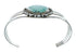 Authentic Navajo Sterling Silver Turquoise Cuff Bracelet TX10121