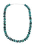 Genuine Navajo Turquoise And Silver Pendant Necklace Set TX10005
