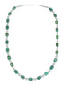 Genuine Sterling Silver Native American Turquoise Bead Necklace TX10003