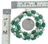 Genuine Sterling Silver Native American Turquoise Bead Necklace TX10003