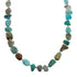 Turquoise Genuine Sterling Silver Southwest Bead Necklace TX10001