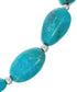 Genuine Sterling Silver Turquoise Bead Necklace Earring Set TX10002