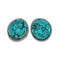 Native American Navajo Turquoise Sterling Silver Post Earrings TX10023
