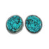 Native American Navajo Turquoise Sterling Silver Post Earrings TX10023