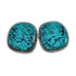 Native American Navajo Turquoise Sterling Silver Post Earrings TX10024