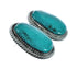 Native American Navajo Turquoise Sterling Silver Post Earrings TX10025