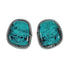 Native American Navajo Turquoise Sterling Silver Post Earrings TX10026