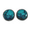 Native American Navajo Turquoise Sterling Silver Post Earrings TX10028