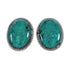 Native American Navajo Turquoise Sterling Silver Post Earrings TX10031