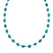Southwestern Turquoise Genuine Sterling Silver Bead Necklace TX10126
