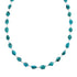 Southwestern Turquoise Genuine Sterling Silver Bead Necklace TX10126