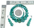 Genuine Sterling Silver Turquoise Bead Necklace Earring Set TX10127