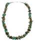 Turquoise Genuine Sterling Silver Southwest Bead Necklace TX10128