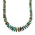 Southwestern Turquoise Genuine Sterling Silver Bead Necklace X10129
