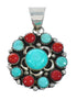 Navajo Multicolor Sterling Silver Necklace Set TX10134