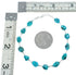 Native American Navajo Sterling Silver Turquoise Bead Bracelet TX10155