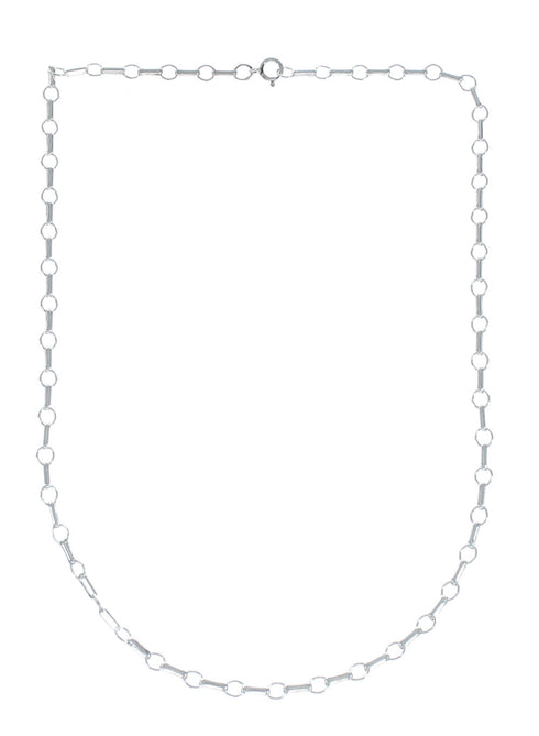 Genuine Sterling Silver Adjustable Link Chain 24" Necklace TX10159