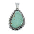 Native American Navajo Turquoise Sterling Silver Pendant Jewelry TX10038