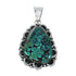 Native American Navajo Turquoise Sterling Silver Pendant Jewelry TX10040