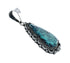 Native American Turquoise Sterling Silver Pendant Jewelry TX10042