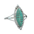Silver And Turquoise Inlay Jewelry Ring Size 9-3/4 TX10067