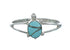 Genuine Southwestern Turquoise Inlay Sterling Silver Navajo Turtle Ring 8-3/4 TX10091