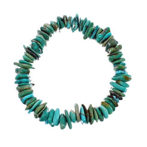 Turquoise Southwest Bead Stretch Bracelet TX10160