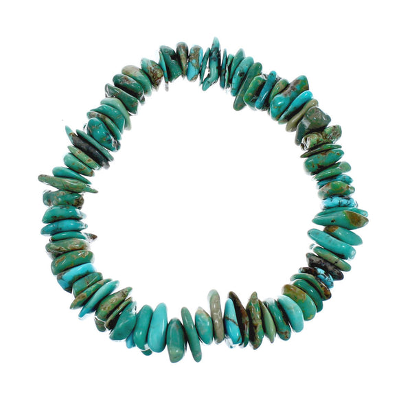 Turquoise Southwest Bead Stretch Bracelet TX10160