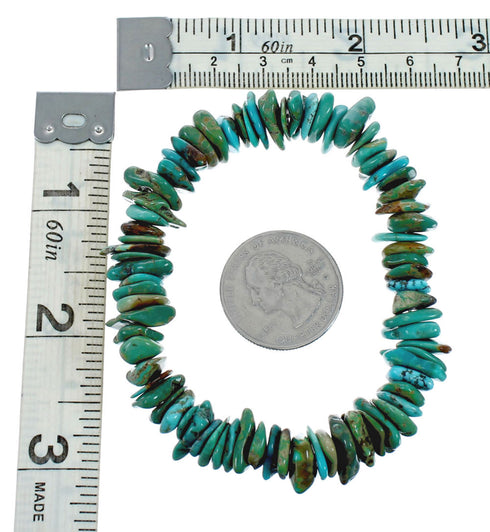 Turquoise Southwest Bead Stretch Bracelet TX10160