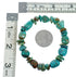Genuine Southwest Turquoise Bead Stretch Bracelet TX10166