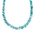 Genuine Southwestern Turquoise Sterling Silver Bead Necklace TX10167
