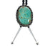 Turquoise Native American Navajo Sterling Silver Bolo Tie TX10171