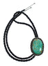 Turquoise Native American Navajo Sterling Silver Bolo Tie TX10171