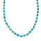 Genuine Southwestern Turquoise Sterling Silver Bead Necklace TX10181
