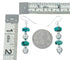 Navajo Turquoise Bead Hook Dangle Earrings TX10187