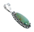 Navajo Native American Sterling Silver Turquoise Pendant TX10199